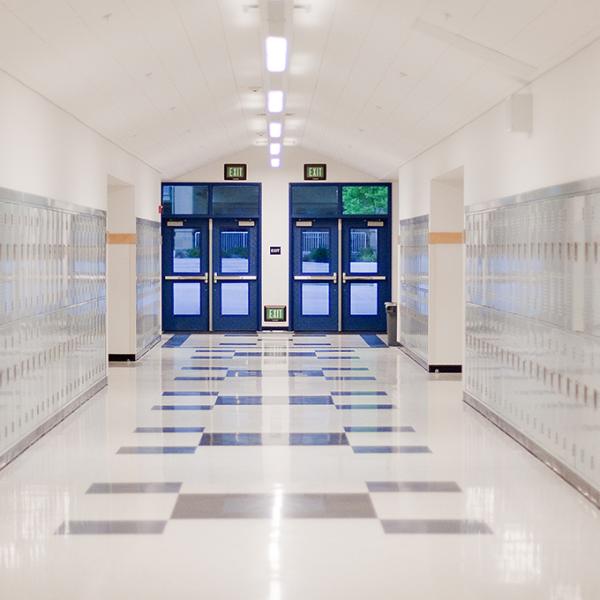 School Hallway