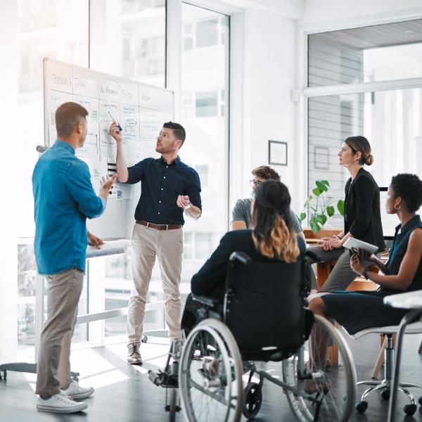 people in board room 